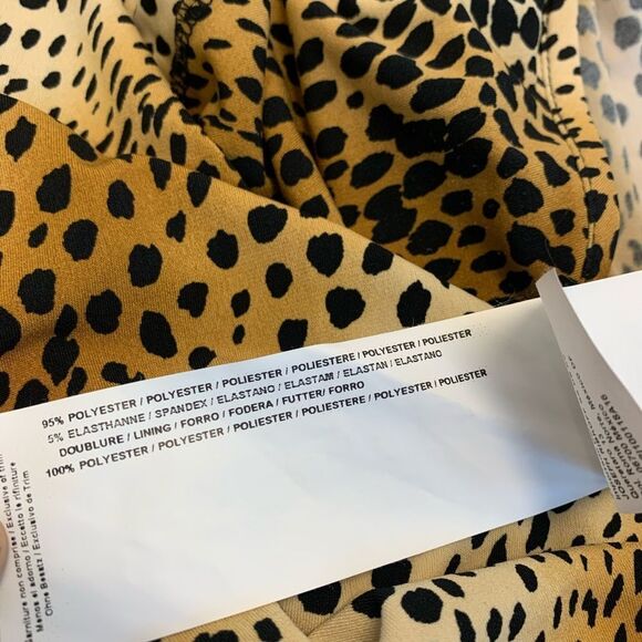 𝅺JOSEPH Ribkoff leopard print sleeveless asymmetrical blouse top Sz 10 NWOT - Picture 9 of 12